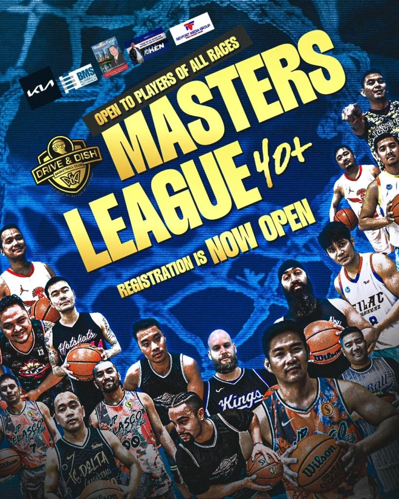 Exciting News! The First Drive & Dish Basketball Masters League Is Here For Players Aged 40 And Up!